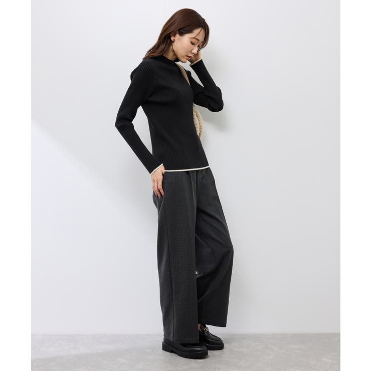 ワイドリブハイネックプルオーバー/イージーケア | ROPE' PICNIC | 詳細画像8 