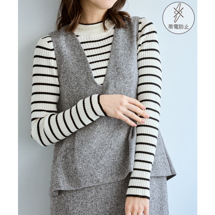 キナリ(16) | ワイドリブハイネックプルオーバー/イージーケア | ROPE' PICNIC