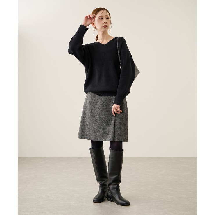 【新色追加】スフレニットシリーズ Vネックニットプルオーバー イージーケア | ROPE' PICNIC | 詳細画像19 