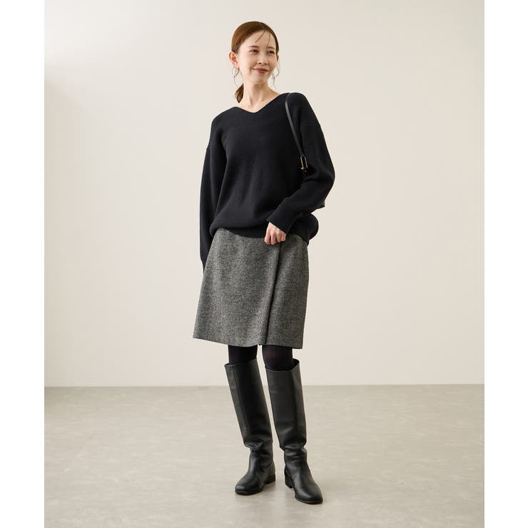 【新色追加】スフレニットシリーズ Vネックニットプルオーバー イージーケア | ROPE' PICNIC | 詳細画像20 