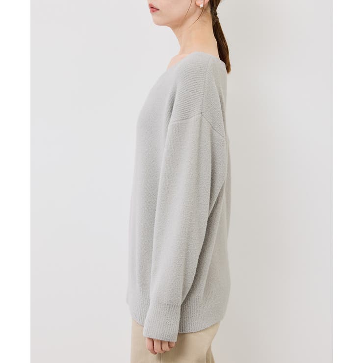 【新色追加】スフレニットシリーズ Vネックニットプルオーバー イージーケア | ROPE' PICNIC | 詳細画像32 