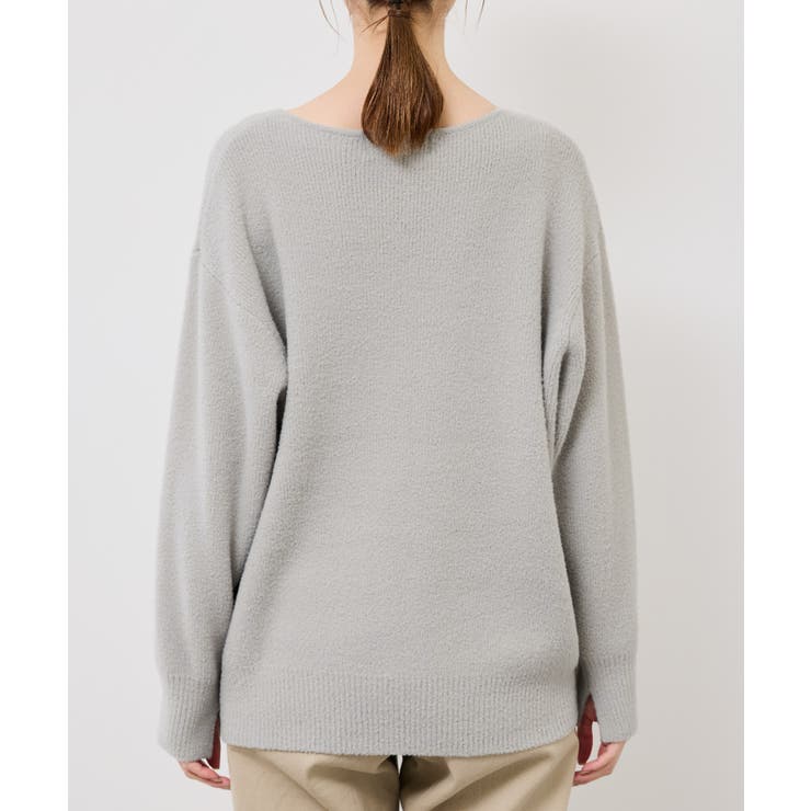 【新色追加】スフレニットシリーズ Vネックニットプルオーバー イージーケア | ROPE' PICNIC | 詳細画像33 