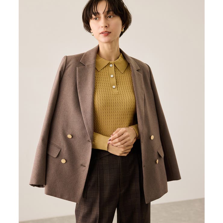 ポロカラーミニケーブルニット/イージーケア | ROPE' PICNIC | 詳細画像31 