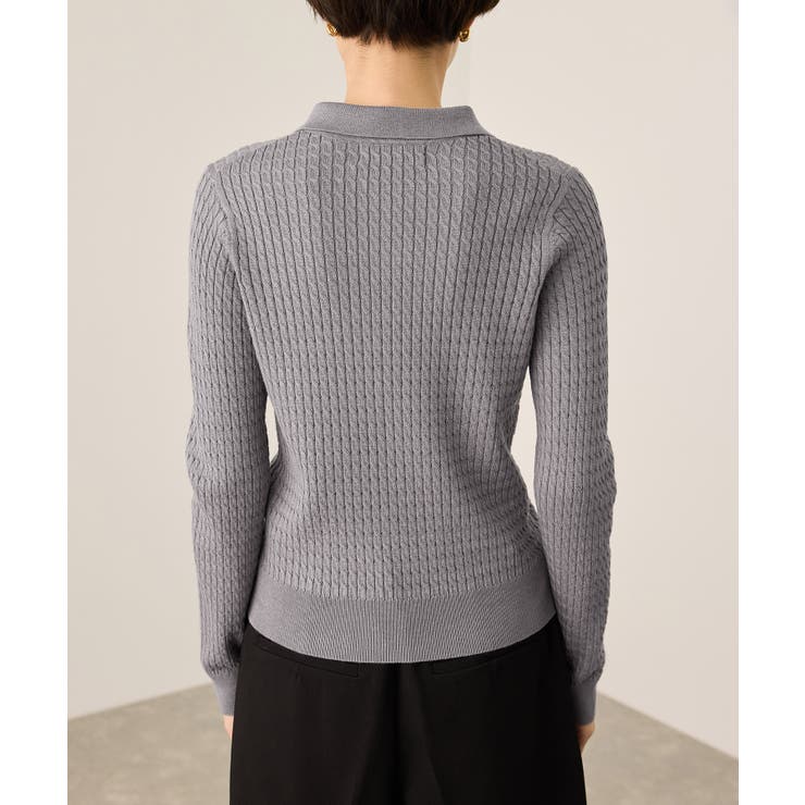 ポロカラーミニケーブルニット/イージーケア | ROPE' PICNIC | 詳細画像38 