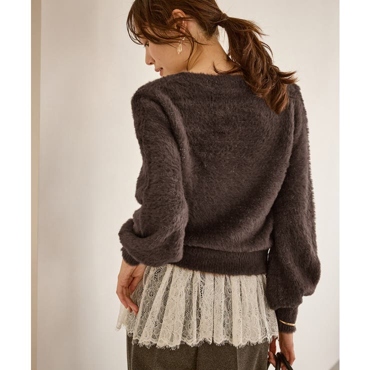 ショートフェザーニットプルオーバー | ROPE' PICNIC | 詳細画像12 