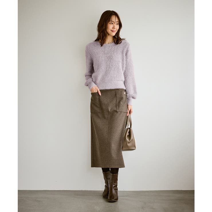 ショートフェザーニットプルオーバー | ROPE' PICNIC | 詳細画像17 