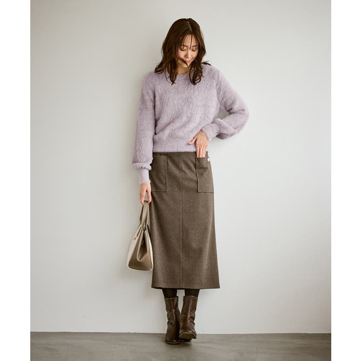 ショートフェザーニットプルオーバー | ROPE' PICNIC | 詳細画像18 