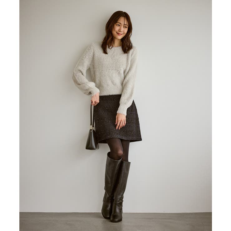 ショートフェザーニットプルオーバー | ROPE' PICNIC | 詳細画像2 