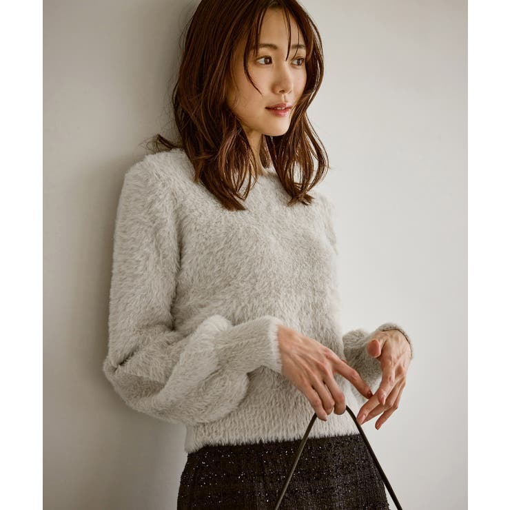 ショートフェザーニットプルオーバー | ROPE' PICNIC | 詳細画像5 