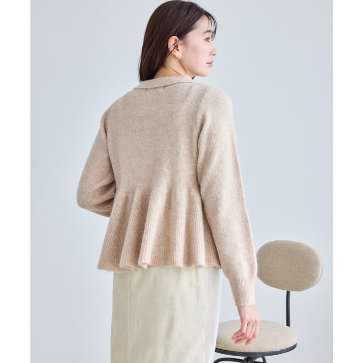 アンゴラ混ペプラムニット | ROPE' PICNIC | 詳細画像12 