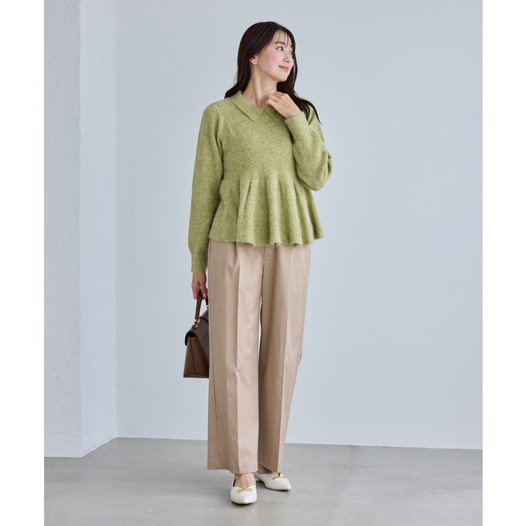 アンゴラ混ペプラムニット | ROPE' PICNIC | 詳細画像14 