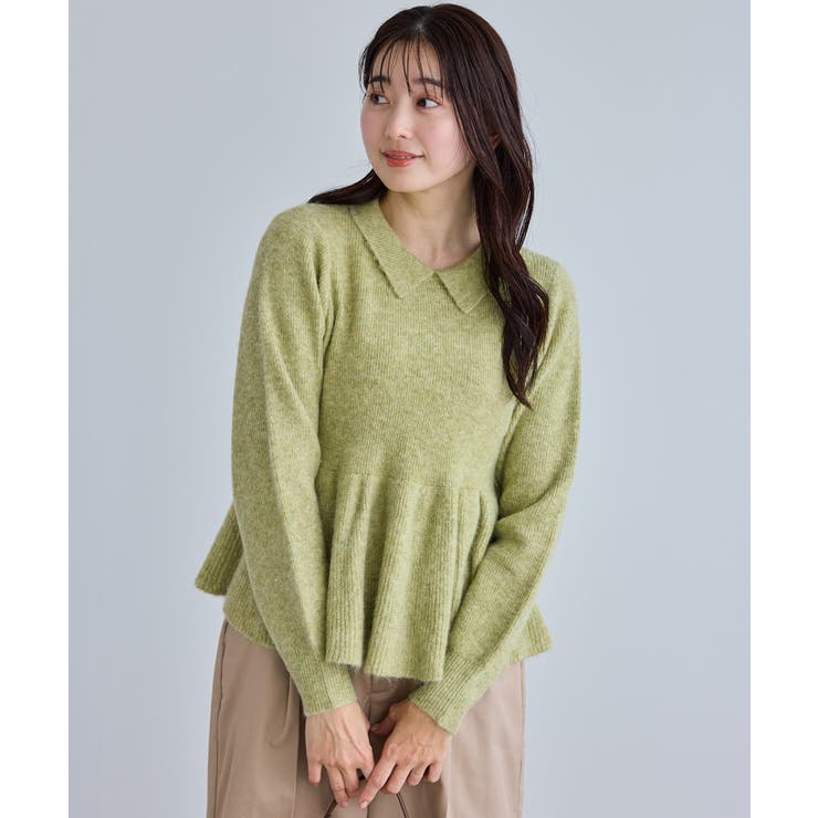 アンゴラ混ペプラムニット | ROPE' PICNIC | 詳細画像16 