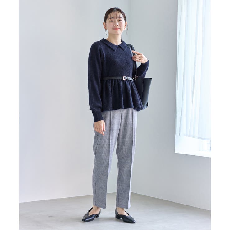 アンゴラ混ペプラムニット | ROPE' PICNIC | 詳細画像19 