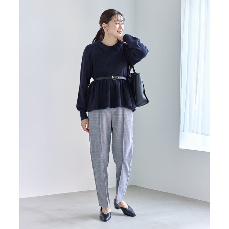 アンゴラ混ペプラムニット | ROPE' PICNIC | 詳細画像20 