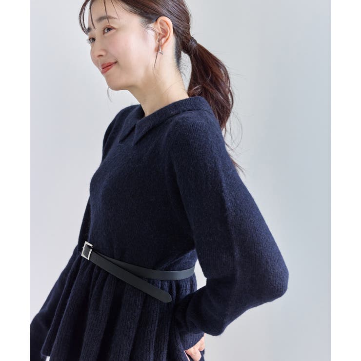 アンゴラ混ペプラムニット | ROPE' PICNIC | 詳細画像22 