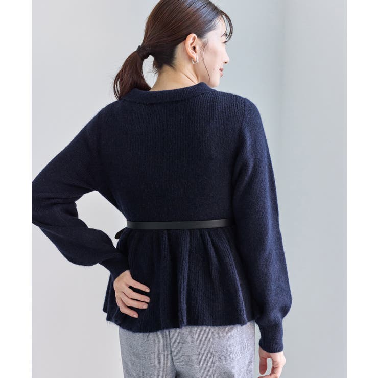 アンゴラ混ペプラムニット | ROPE' PICNIC | 詳細画像23 