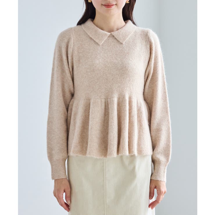 アンゴラ混ペプラムニット | ROPE' PICNIC | 詳細画像26 