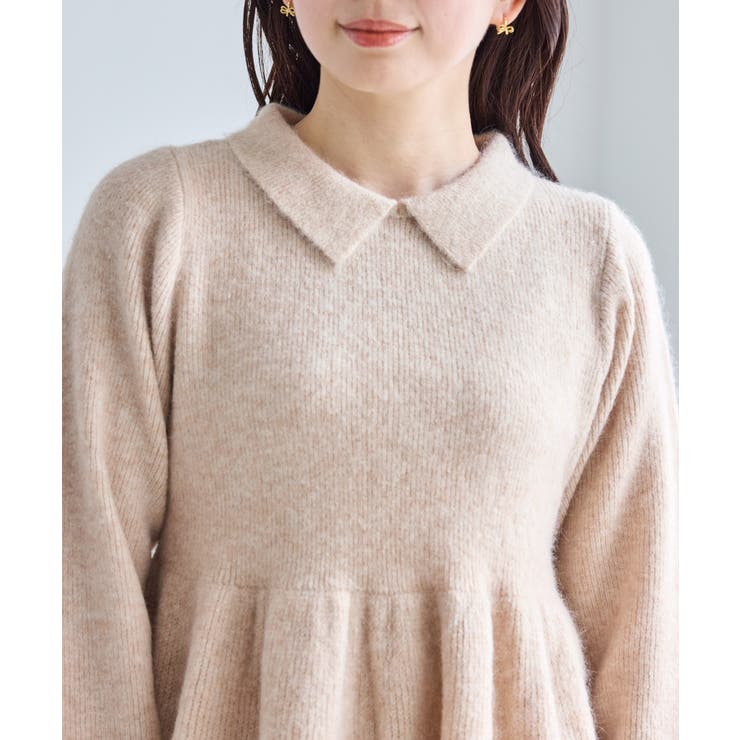 アンゴラ混ペプラムニット | ROPE' PICNIC | 詳細画像29 