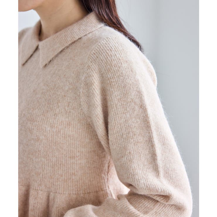 アンゴラ混ペプラムニット | ROPE' PICNIC | 詳細画像30 