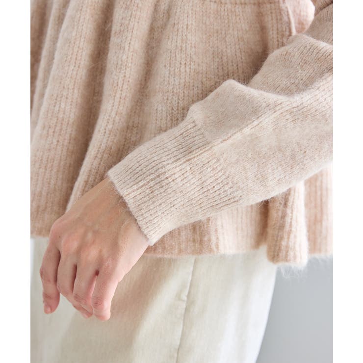 アンゴラ混ペプラムニット | ROPE' PICNIC | 詳細画像31 