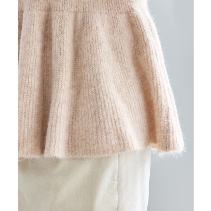 アンゴラ混ペプラムニット | ROPE' PICNIC | 詳細画像32 