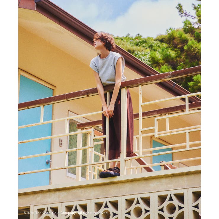 【Coca Cola】【汗染み加工 セットアップ対応】ラメ入りミニ裏毛フレンチス… | ROPE' PICNIC | 詳細画像3 