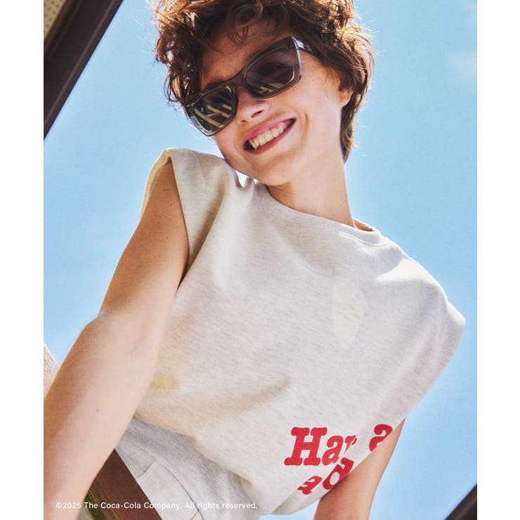 【Coca Cola】【汗染み加工 セットアップ対応】ラメ入りミニ裏毛フレンチス… | ROPE' PICNIC | 詳細画像5 