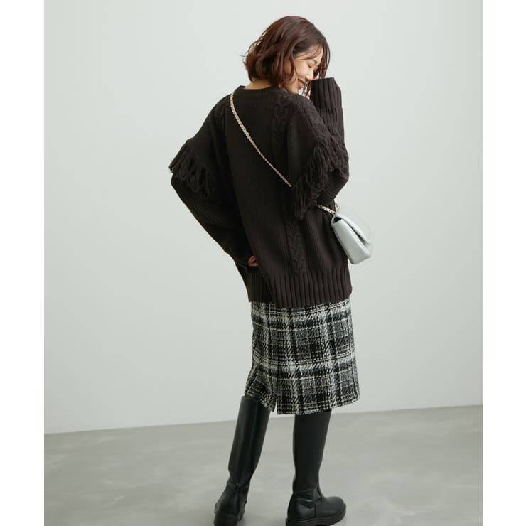 【WEB限定】フリンジニットプルオーバー | ROPE' PICNIC | 詳細画像19 