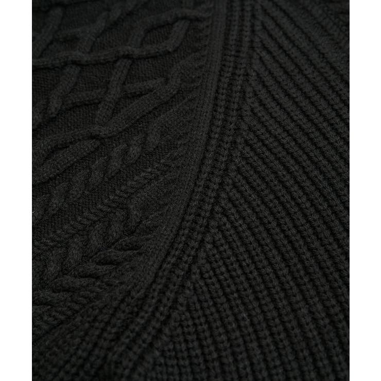 【WEB限定】ビッグケーブルニットプルオーバー | ROPE' PICNIC | 詳細画像9 