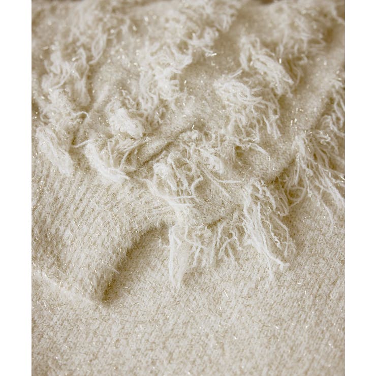 【emur/エミュール】ラメジャガードフリンジスリーブプルオーバー | ROPE' PICNIC | 詳細画像29 