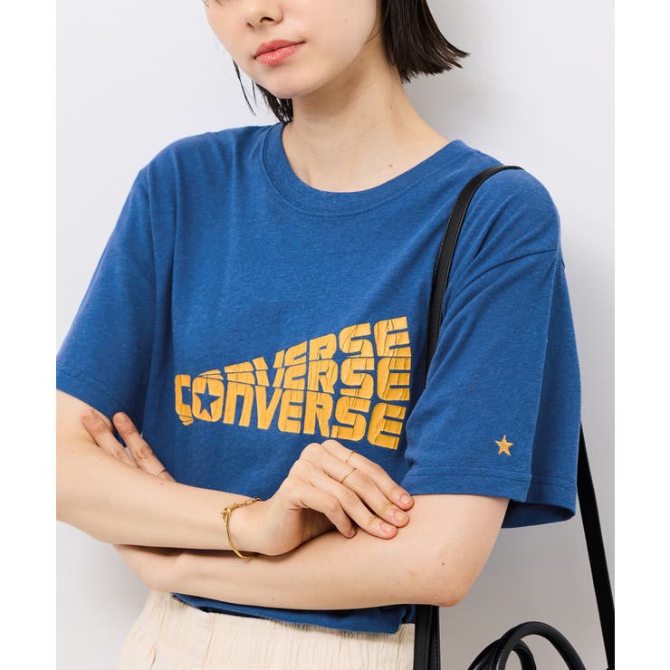 【CONVERSE/コンバース】ネップラスラブ天竺クラックプリントTシャツ | ROPE' PICNIC | 詳細画像1 
