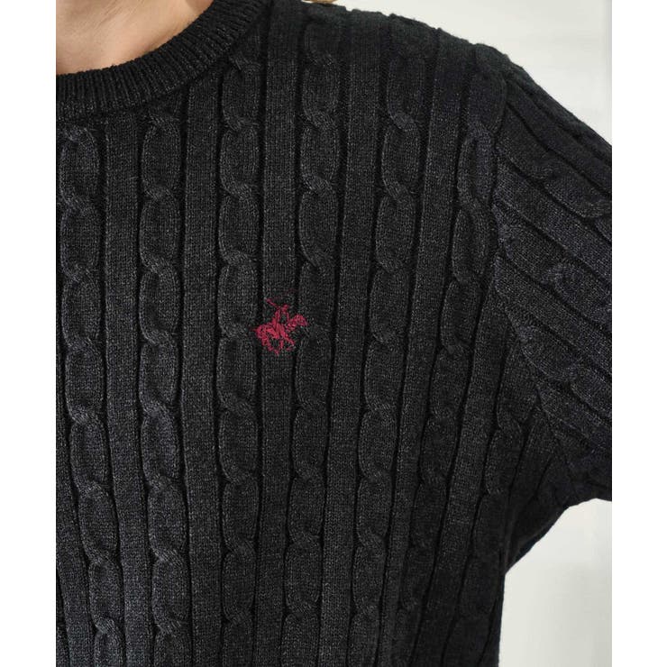 ケーブル編みクロップドニットプルオーバー | ROPE' PICNIC | 詳細画像30 