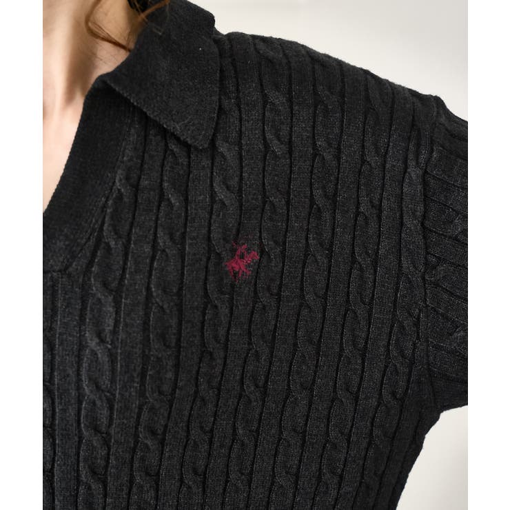 ケーブル編みクロップドスキッパーニット | ROPE' PICNIC | 詳細画像39 