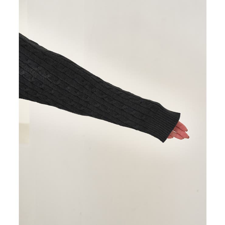 ケーブル編みクロップドスキッパーニット | ROPE' PICNIC | 詳細画像41 