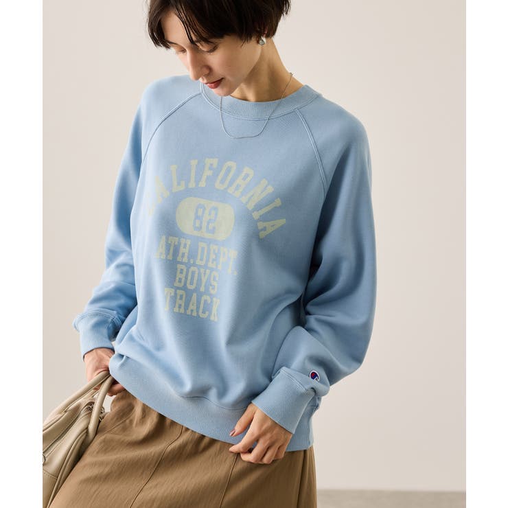 サックス(48) | 【Champion チャンピオン別注】アソートロゴスウェットプルオーバー リンク… | ROPE' PICNIC