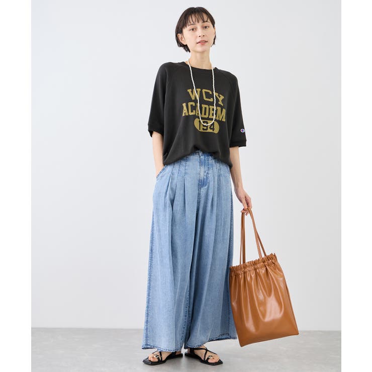 【Champion チャンピオン別注】アソートロゴボートネックハーフスリーブスウ… | ROPE' PICNIC | 詳細画像2 