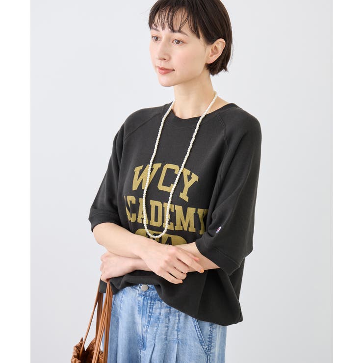 【Champion チャンピオン別注】アソートロゴボートネックハーフスリーブスウ… | ROPE' PICNIC | 詳細画像4 