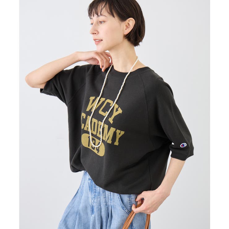 【Champion チャンピオン別注】アソートロゴボートネックハーフスリーブスウ… | ROPE' PICNIC | 詳細画像5 