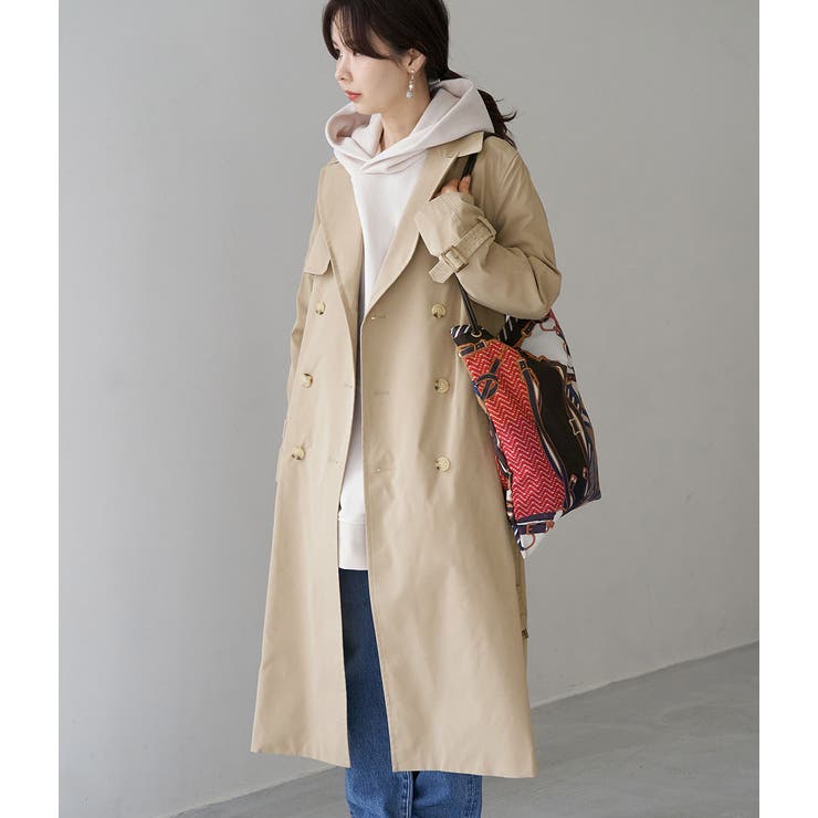 コットンライクロングトレンチコート 品番 Rpcw Rope Picnic ロペピクニック のレディース ファッション通販 Shoplist ショップリスト