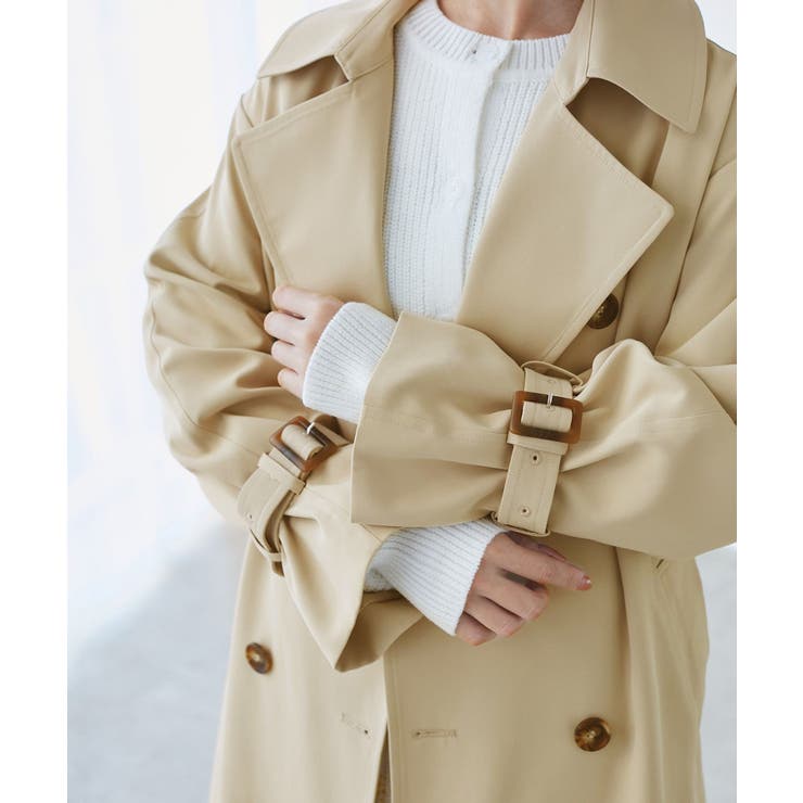 【低身長・小柄さん向け/撥水加工・花粉ガード】トレンチコート | ROPE' PICNIC | 詳細画像14 