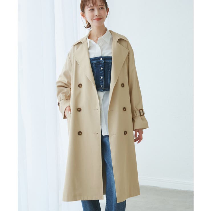 【低身長・小柄さん向け/撥水加工・花粉ガード】トレンチコート | ROPE' PICNIC | 詳細画像16 