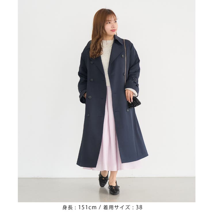 【低身長・小柄さん向け/撥水加工・花粉ガード】トレンチコート | ROPE' PICNIC | 詳細画像8 