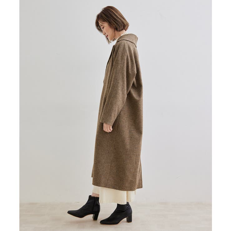 芳根京子さん着用アイテム】ガンクラブチェックオーバーチェスター