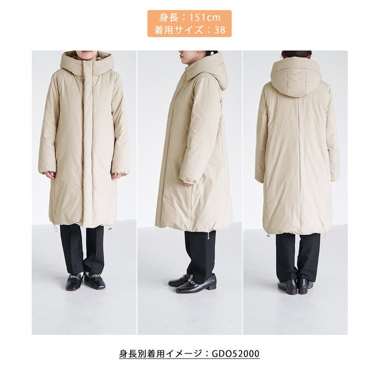 GREEN DOWN MINOTECK/フーディロングダウン[品番：RPCW0032253]｜ROPE' PICNIC（ロペピクニック ）のレディースファッション通販｜SHOPLIST（ショップリスト）