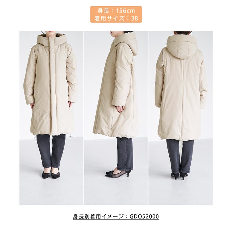 GREEN DOWN MINOTECK/フーディロングダウン[品番：RPCW0032253]｜ROPE