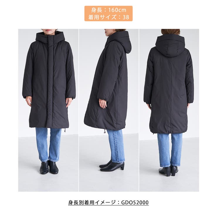 GREEN DOWN MINOTECK/フーディロングダウン[品番：RPCW0032253]｜ROPE