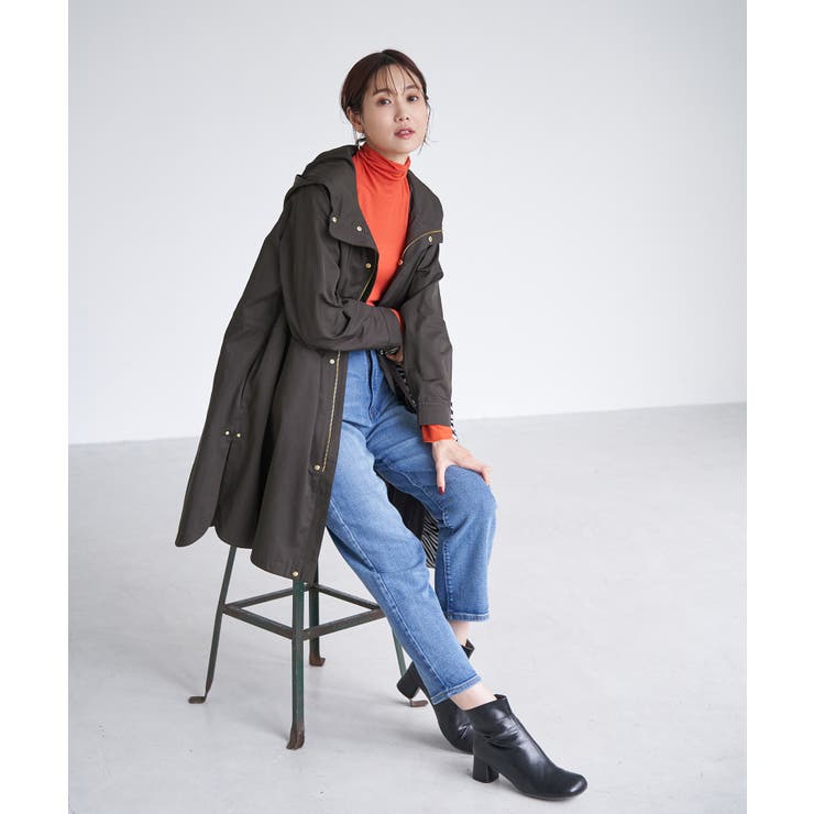 撥水・花粉ガード/ライナー付きモッズコート[品番：RPCW0031907]｜ROPE