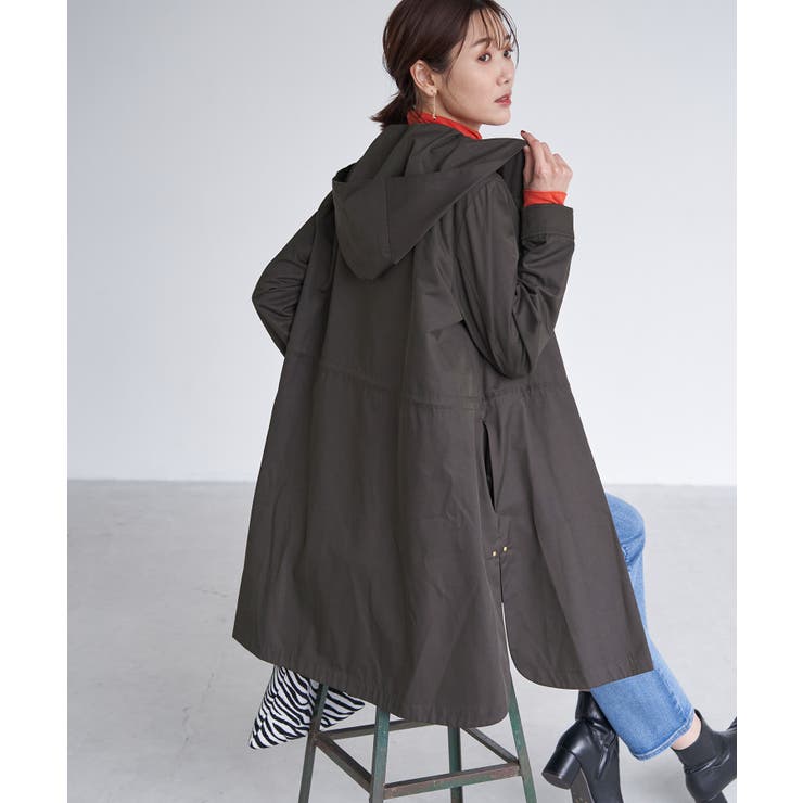 撥水・花粉ガード/ライナー付きモッズコート[品番：RPCW0031907]｜ROPE