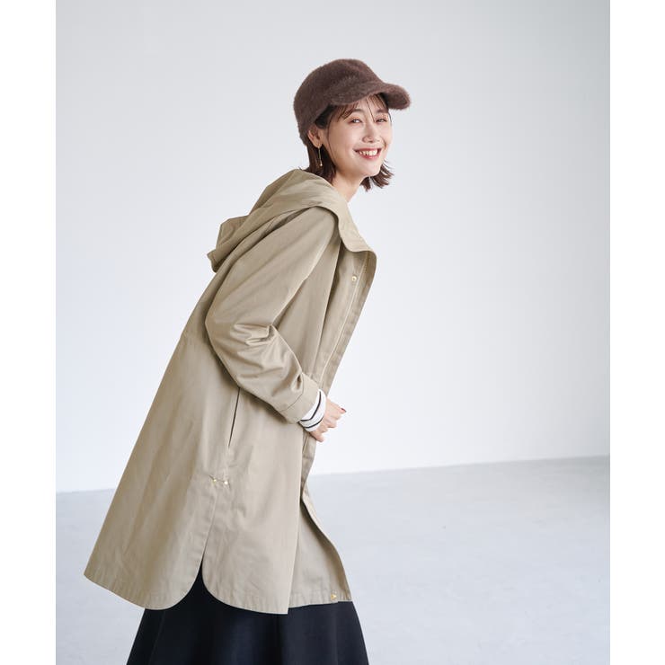 撥水・花粉ガード/ライナー付きモッズコート[品番：RPCW0031907]｜ROPE