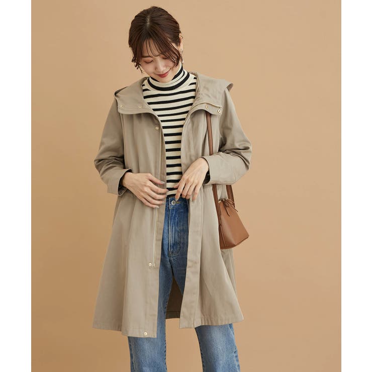 撥水・花粉ガード/ライナー付きモッズコート[品番：RPCW0031907]｜ROPE